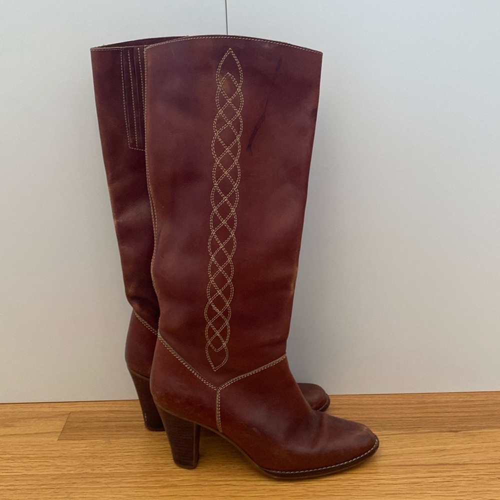 Vintage 9 West knee high boots